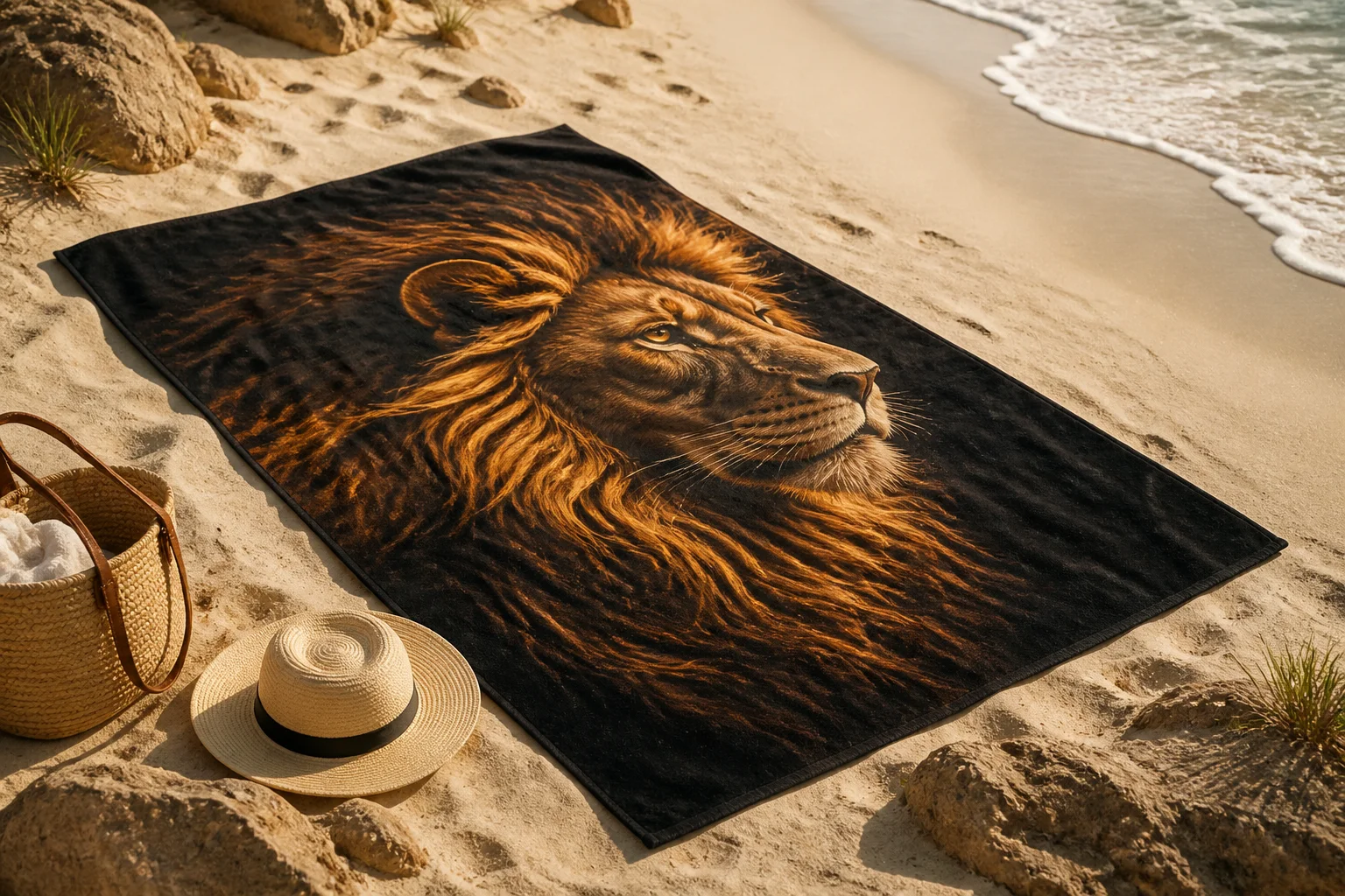 Fearless Themed Beach Towel